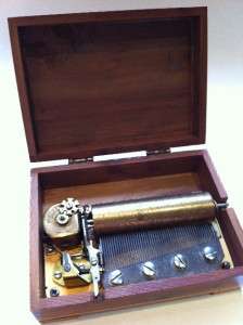   Switzerland Antique Vintage Music Box Song Mechanism Hand Wind Tool