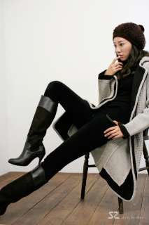 CS3002 New Womens Fashion Long Sleeve Sweater Coat  