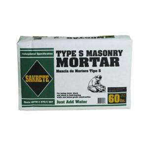 SAKRETE 60 lb. Type S Masonry Mortar 100033429 