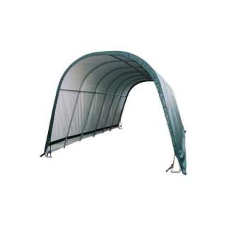 ShelterLogic 12 Ft. X 24 Ft. X 10 Ft. Round Style Green Cover, Run In 