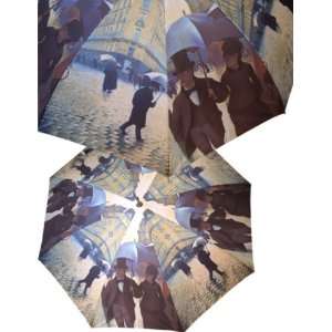 Regenschirm Schirm AC Gustave Caillebotte Paris im Regen  