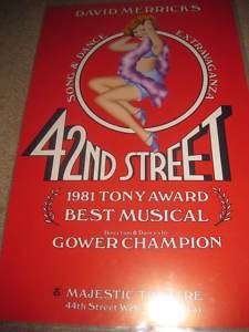 42nd Street Original Broadway Poster  