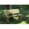 Elegante Gartenbank Toskana 3 Sitzer aus imprägniertem Holz