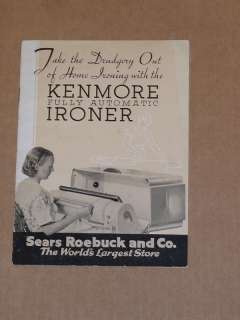 Kenmore Fully Automatic Ironer  Roebuck Manual  