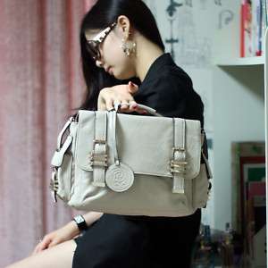   Tote Satchel Medium Vogue Korean Style Belt Ivory Ladies Shoulder bag