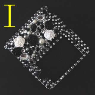 3D Diamond Crystal Bling Hard Back & Front Cover Case Skin for Ipod 