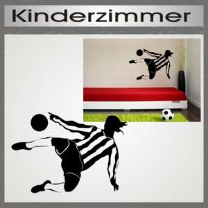 Wandaufkleber Wandtattoo Sport Fußball Kinder Zimmer 13  