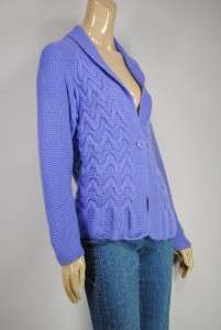 NEW Jones New York Knitted One Button Sweater Sz L $109  