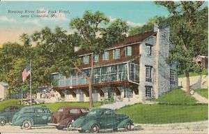 Roaring River State Park Hotel Cassville MO Postcard  