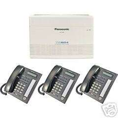 PANASONIC KX TA824PK VALUE PACKAGE KXTA824 W/ 3 PHONES  