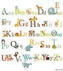 CC Animals Alphabet Removable Wall Sticker Decals 4 boys girls 