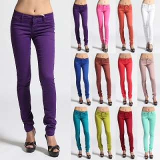   31 Colored Ankle Stretch SKINNY JEANS Soft Denim JEGGINGS Pencil Pants