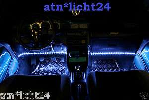 2x Fußraumbeleuchtung Weiß LED Leiste 30cm 15 SMD cm 12  