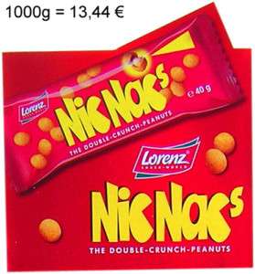 Lorenz NIC NACs Erdnüsse in Teighülle 24 Snack Packs  