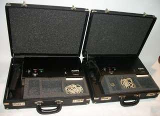 Lot of 2 Intellitech Agent Portable Alarm & Security Briefcase Radio 