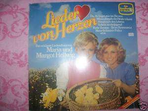 Vinyl LP   Maria und Margot Hellwig   Lieder von Herzen  