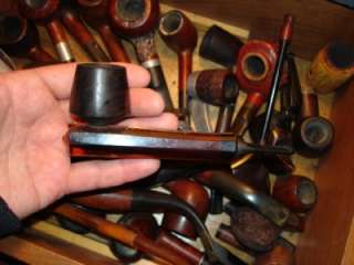 28 VINTAGE OLD TOBACCO PIPES PETERSON STERLING JOBEY~*~  