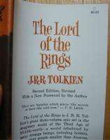 1967.Second Edition.J.R.R.Tolkien LORD OF THE RINGS.3V.NF in NF SC.1st 
