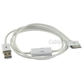 Cable Matters iPad, iPad 2 USB Data Sync & Charging Cable With Switch 