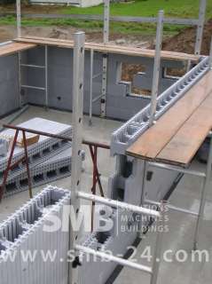 Richt  & Montagestützen für ICF (Insulated concrete form) Styropor 