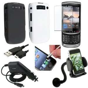   BUNDLE CASE COVER for BLACKBERRY TORCH 9810: Cell Phones & Accessories