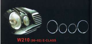   MERCEDES W210 210 E Classe CADRAGE PHARES CHROMEE