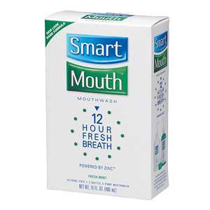 NEW SmartMouth MouthWash 12 Hour Fresh Mint Breath Mnt  