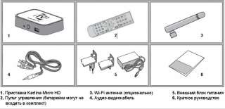 Kartina Micro HD LAN Russische TV IP TV Internet TV + 12 Monate  