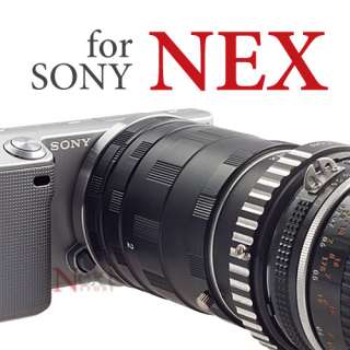  Tubes Extension Macro pour Sony NEX5 NEX3 NEX 5 NEX 3