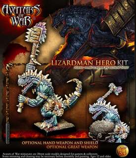 Avatars of War Fantasy Lizardmen Lizardman Lord  