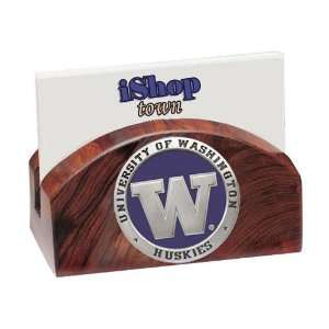  Washington Huskies Ironwood Business Card Holder Sports 