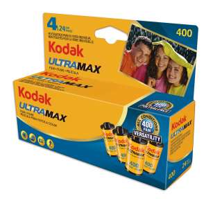 Kodak UltraMax 35mm 400 ISO film   4pack 086806030175  