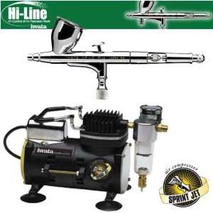  High Performance Plus HP C Plus Airbrushing System with Sprint Jet 