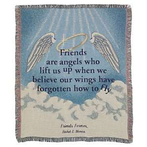 Friends are Angels Throw 