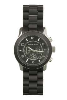 Black Unisex Chronograph Watch by Michael Kors Watches   Black   Buy 