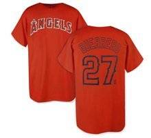 Los Angeles Angels of Anaheim Name and Number T Shirt #27 Guerrero