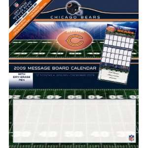   Chicago Bears 2009 12 Month Message Board Calendar