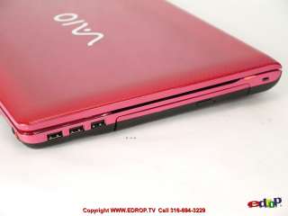 PINK Sony VAIO VPCEB2SFX Laptop Computer 2.26GHz Core i3 3GB 320G 15.5 