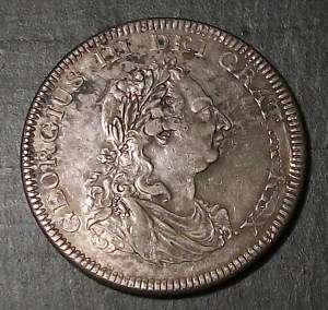 1804 GEORGE III BRITISH SILVER DOLLAR COIN  