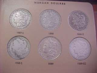 1878 1921 MORGAN SILVER DOLLAR COMPLETE SET *VERY RARE  