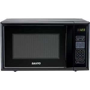 Black 800 Watt Countertop Microwave Oven:  Kitchen & Dining