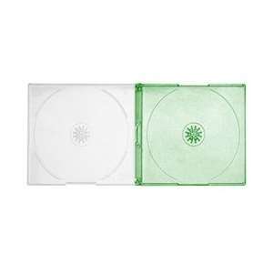  200 SLIM GREEN Color Double CD Jewel Cases Electronics