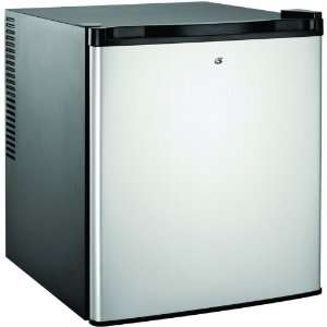   Cubic Foot Compact Refrigerator, Silver and Black Appliances