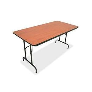 Folding Table, 60x30x29, Mahogany   Sold as 1 EA   Economy folding 