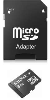   8GB Memory Card+Adapter for Sprint HTC EVO 4G 3D Wireless Cell Phone