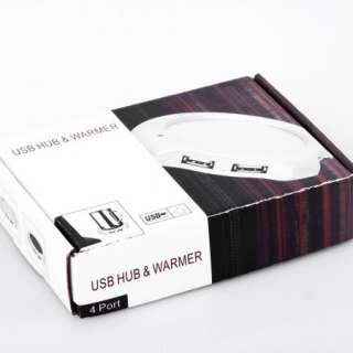 New Coffee/Tea/Cup Warmer Heater PAD + 4 Port USB Hub Black  