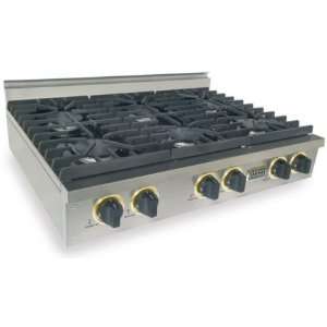  36 Pro Style Natural Gas Cooktop with 6 Sealed Ultra High 