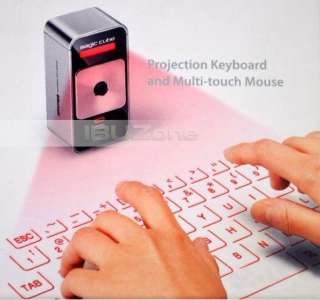 Wireless Bluetooth Projection Keyboard Magic Cube Laser Virtual i Pad 