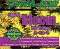 Dyna Gro. Bloom 3 12 6, 16 oz. liquid fertilizer  