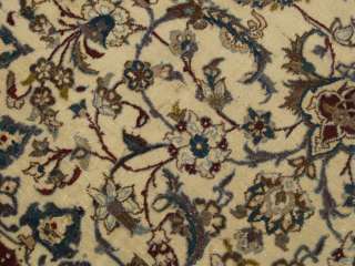 9x12 Beautiful Handmade Wool/Silk Old Persian Nain Rug  